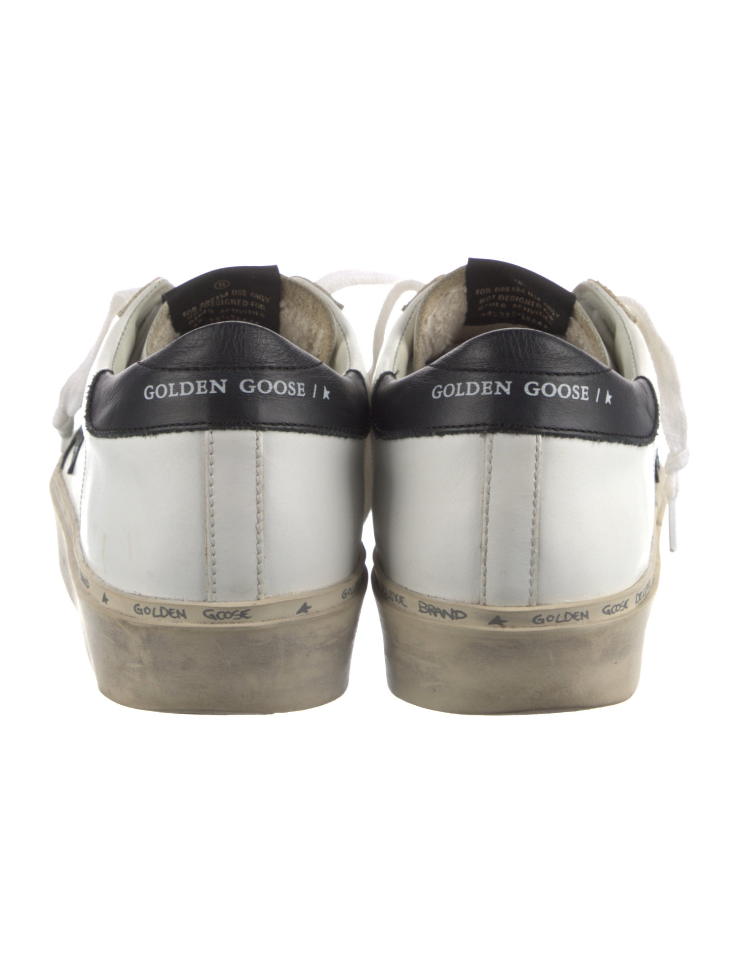 Golden Goose Leather Distressed Accents Sneakers